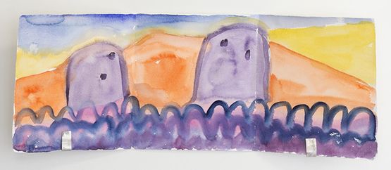 Untitled Los Angeles by Brenda Nightingale contemporary artwork Painting