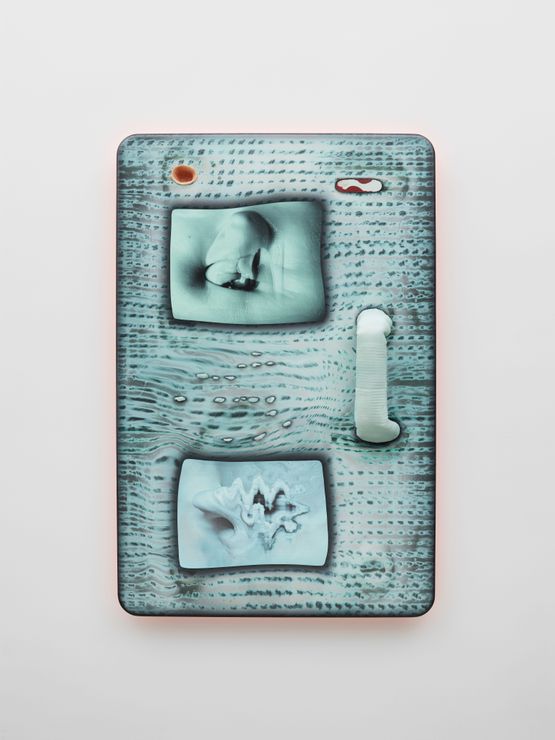 skin-glitch by Tishan Hsu contemporary artwork Painting