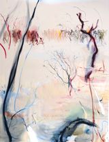 The block by Araminta Blue contemporary artwork painting