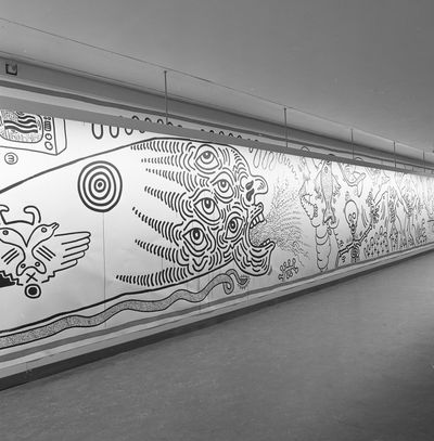 Keith Harings Monumental Mural Returns to Amsterdam