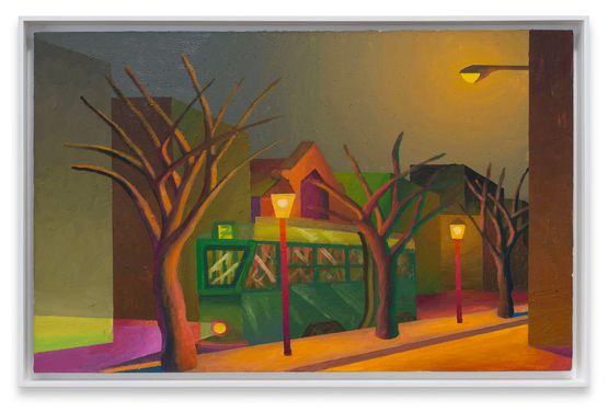 La citta by Salvo contemporary artwork Painting