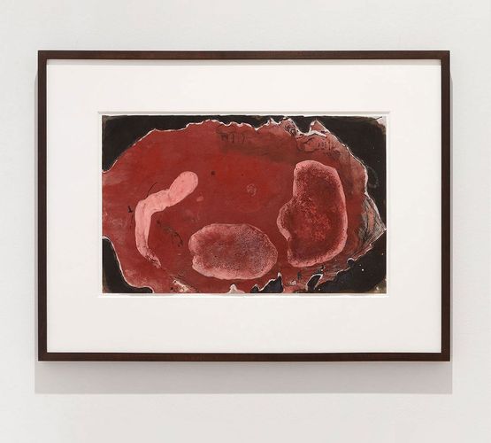 zeichnung uber farbstudie by Sabine Herrmann contemporary artwork Works on Paper