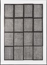 Wooden Scripts How I love your obscure 3 by Ester Fleckner contemporary artwork painting print