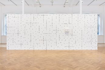 Contemporary art exhibition Prabhavathi Meppayil Recent Works at Pace Gallery 6 Burlington Gardens London United Kingdom