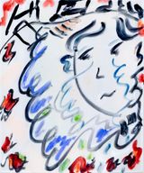 Moon Nostalgia by Yulia Iosilzon contemporary artwork painting works on paper