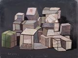 Song Zhuang  No.8  by Wang Chuan contemporary artwork painting