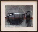 Saturn by Radhika Khimji contemporary artwork mixed media works on paper