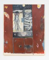 She Is My Clock by Ted Gahl contemporary artwork drawing painting works on paper