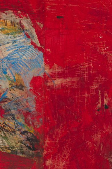 Oscar Murillo Sees Red in Rome