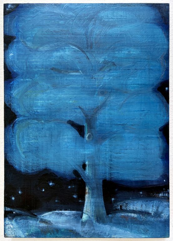 Tree of Stars by Carlo DAnselmi contemporary artwork Painting