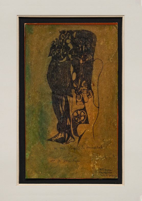 Carta da Gioco Playing card by Octav Grigorescu contemporary artwork Mixed Media