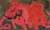 Ancient Wild Elephant by Kaneko Tomiyuki contemporary artwork Mixed Media