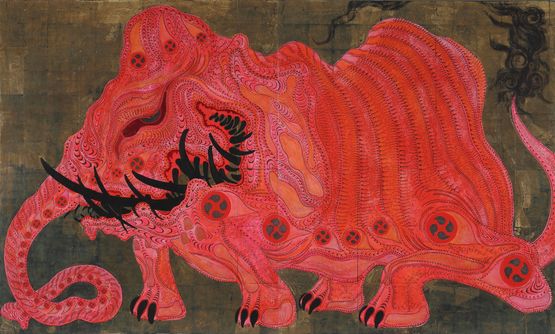 Ancient Wild Elephant by Kaneko Tomiyuki contemporary artwork Mixed Media