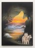 Wolf Cave by Neil Raitt contemporary artwork Painting