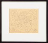 Bill Hayley and The Comets 2 by Derek Boshier contemporary artwork works on paper drawing