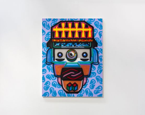 Camera Head by Howard Arkley contemporary artwork Painting