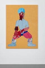Polka by Tschabalala Self contemporary artwork mixed media
