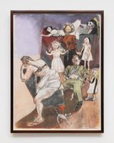Stretched by Paula Rego contemporary artwork works on paper drawing