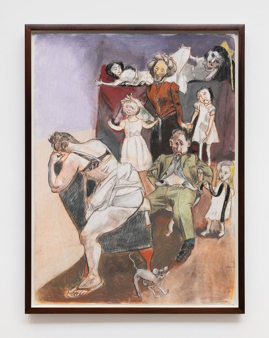 Stretched by Paula Rego contemporary artwork Works on Paper