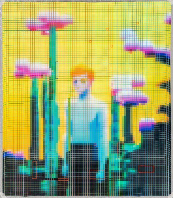 The Grammar of Absence by Lov-Lov contemporary artwork Painting