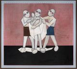 10. A.O. Dont envy other people getting undressed by Thomas Zipp contemporary artwork painting