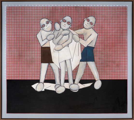 10. A.O. Dont envy other people getting undressed by Thomas Zipp contemporary artwork Painting