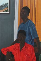 We need a break but not from us. by Matthew Eguavoen contemporary artwork painting