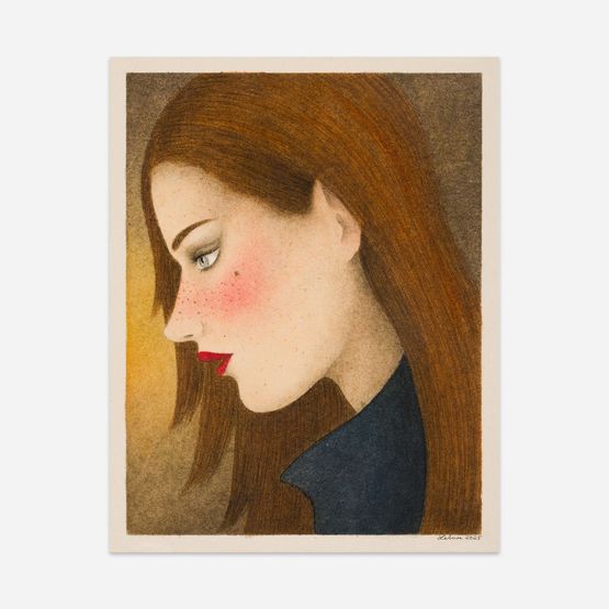 Reader by Corinne Von Lebusa contemporary artwork Mixed Media