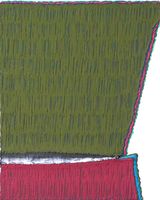 Interstice - Pile up  Rub 9-07 by Soonik Kwon contemporary artwork mixed media painting