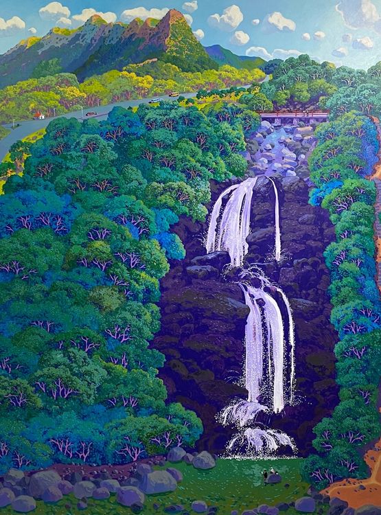 Bride Pool by Stephen Wong Chun Hei contemporary artwork Painting