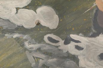 Contemporary art exhibition Frank Walter Moon Voyage at David Zwirner Paris France