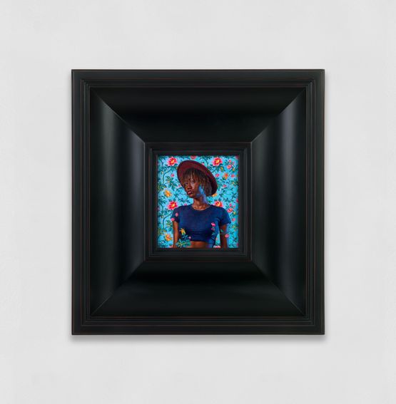 Portrait of Okedairo Oluwafisayo Adenike by Kehinde Wiley contemporary artwork Painting
