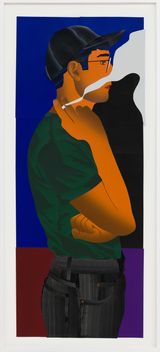 Night Smoke  by Anthony Iacono contemporary artwork works on paper