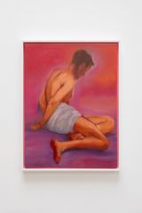 After Sorolla Seated Youth by William E. Jones contemporary artwork painting