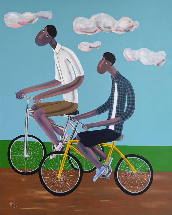 Brother by Kitti Narod contemporary artwork Painting