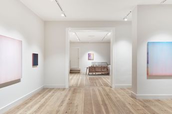 Contemporary art exhibition Sybille Pattscheck An Interplay of Colour Light and Space at Galerie Albrecht Berlin Germany