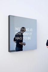 NOTHING IS THE WAY IT HAS TO BE by Jeppe Hein contemporary artwork sculpture