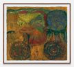 View from the bench on day __ by Mimi Lauter contemporary artwork Works on Paper