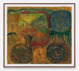 View from the bench on day __ by Mimi Lauter contemporary artwork drawing works on paper