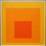Study for Homage to the Square Warm-Near by Josef Albers contemporary artwork painting