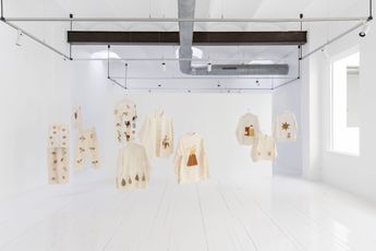 Contemporary art exhibition Lucia Vergara Llegue a la Luna y me sente at Alzueta Gallery Seneca Spain