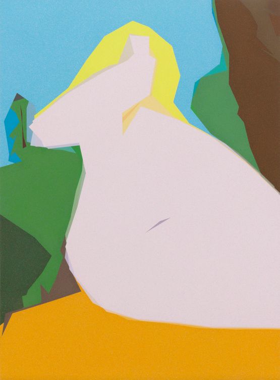 New nude 002 by Tomohito Ushiro contemporary artwork Painting