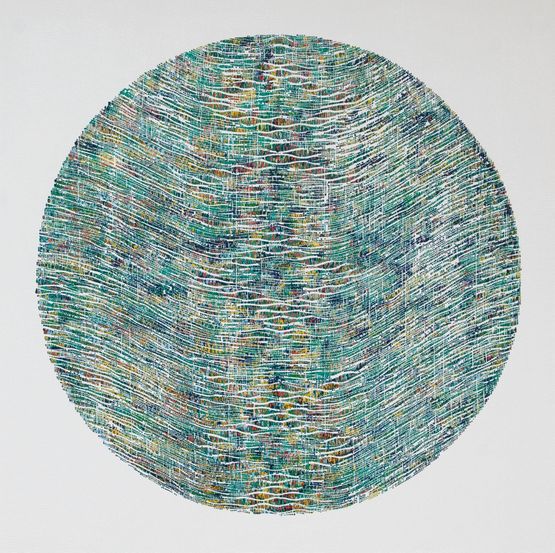 Tarawera 1 by Peata Larkin contemporary artwork Painting