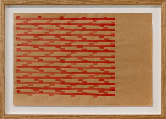 Walking Drawing by Simon Morris contemporary artwork Painting