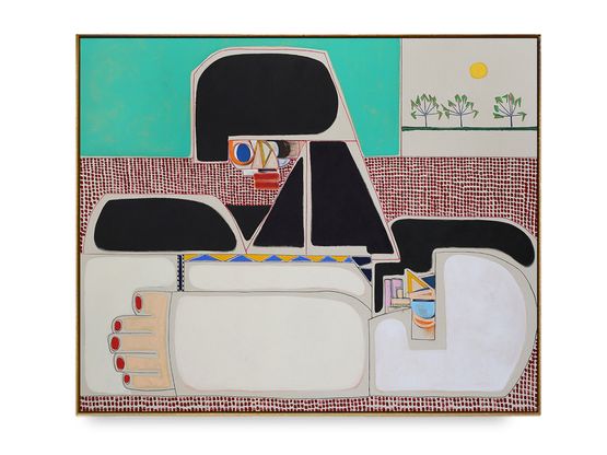 Afternoon Dozing by Susumu Kamijo contemporary artwork Painting