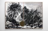 A View in the Island of Jamaica I diptych by Gabriela Bettini contemporary artwork painting works on paper