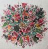 Red Bouquet by Zena Assi contemporary artwork Painting