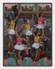 La Classe de Danse by Derek Fordjour contemporary artwork Painting