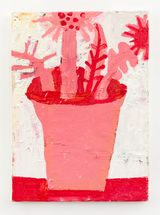 Garden Pot Winter by Florence Hutchings contemporary artwork painting