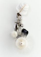 White collision by Keita Miyazaki contemporary artwork painting